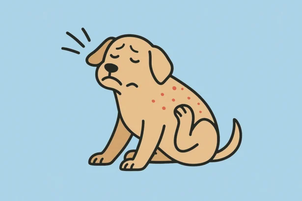 A kutyák allergiás tünetei viszketéssel, bőrpirossággal és fülgyulladással járhatnak.