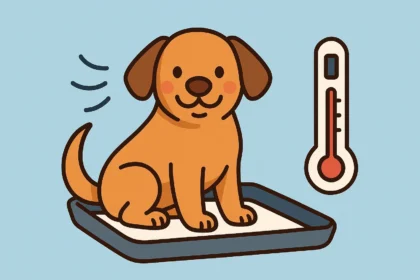 A kutyák testhőmérséklete 37,5–39 °C között normális.