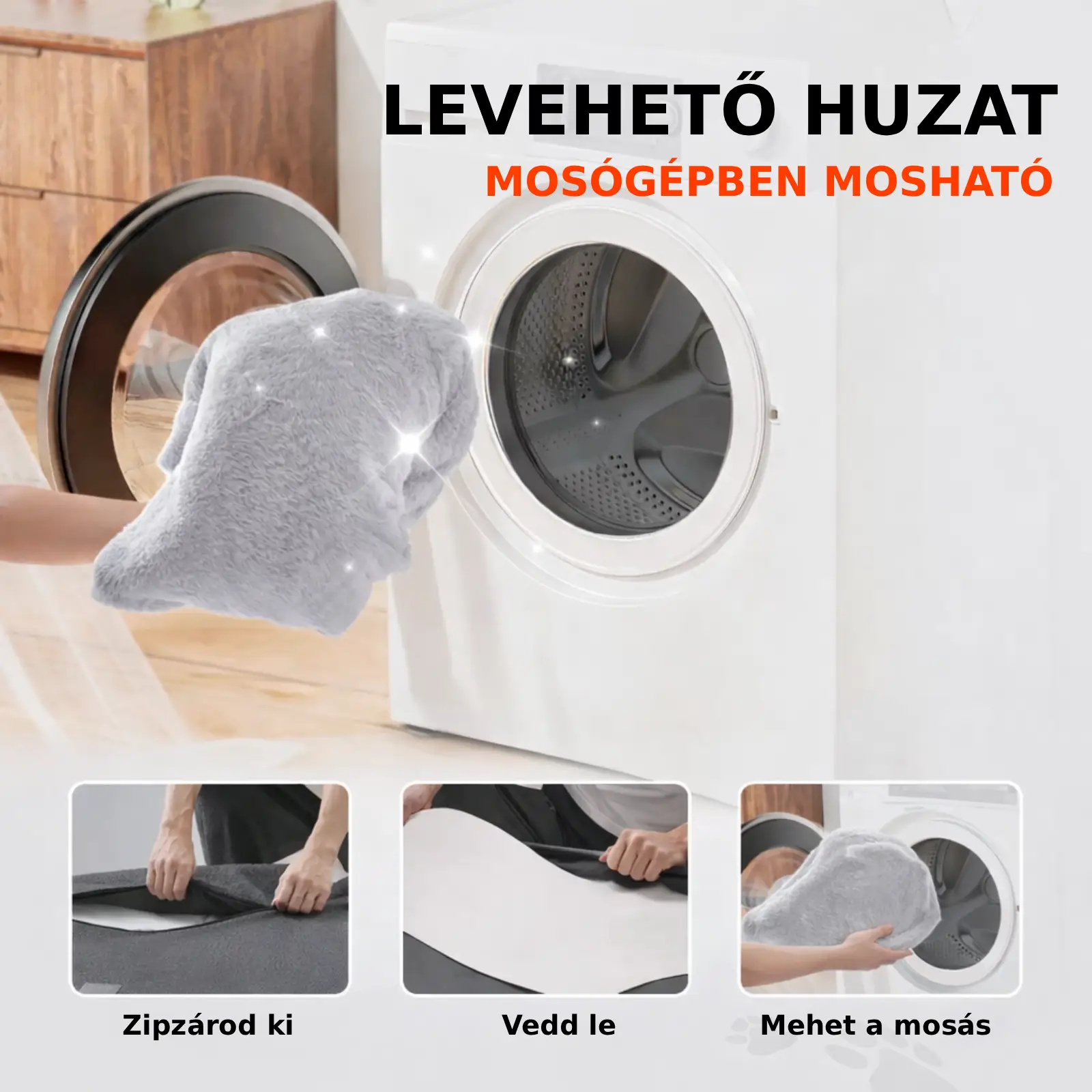 Nagyméretű kutyaágy embereknek