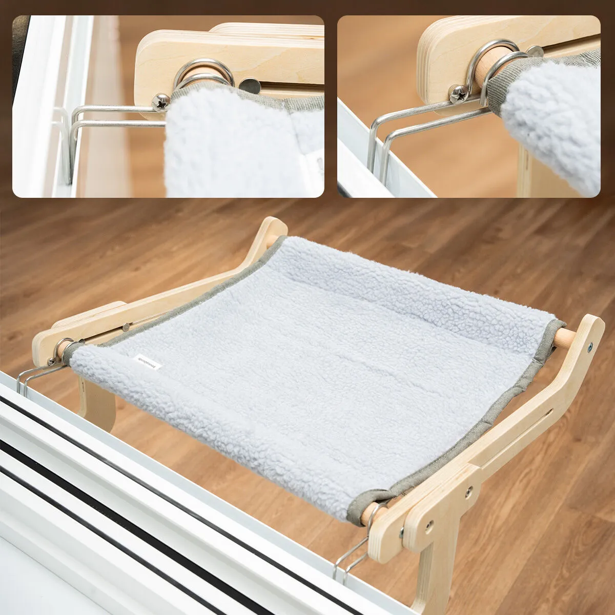 Puha macska fekhely radiátorra